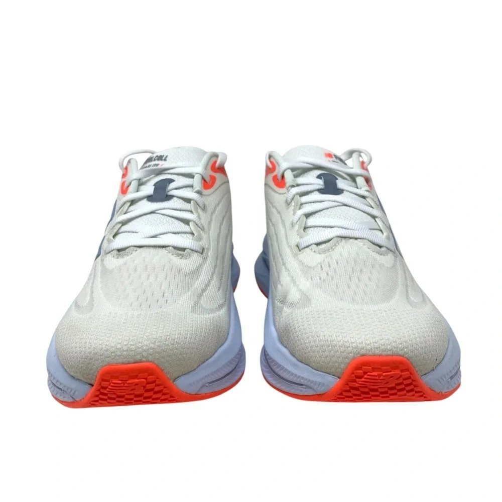 New Balance FuelCell Walking Shoes White Neon Dragonfly Light Arctic Grey WIDE